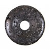 Donut Pi Chinois en pierre de lave pour pendentif