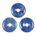 Donut Pi Chinois en lapis lazuli pour pendentif