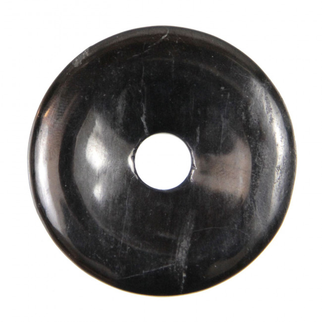 Donut Pi Chinois en jais pour pendentif