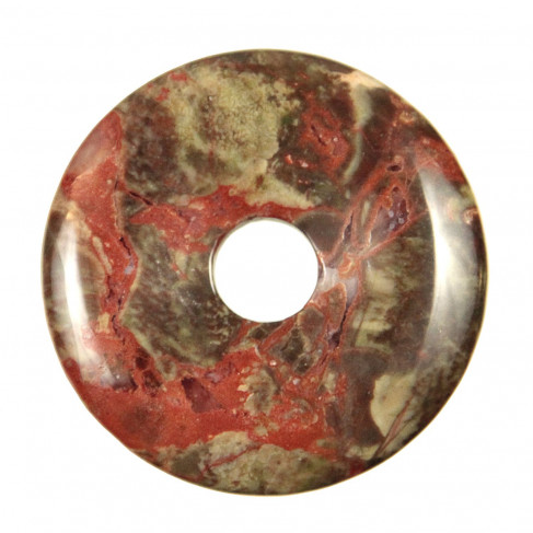 Donut Pi Chinois en rhyolite pour pendentif