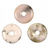 Donut Pi Chinois en opale rose des Andes pour pendentif