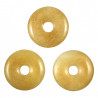 Donut Pi Chinois en calcite orange pour pendentif