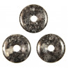 Donut Pi Chinois en larvikite pour pendentif