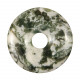 Donut Pi Chinois en agate arbre pour pendentif