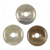 Donut Pi Chinois en agate naturelle pour pendentif