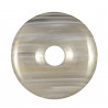 Donut Pi Chinois en agate naturelle pour pendentif