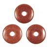 Donut Pi Chinois en cristal hématoïde pour pendentif