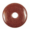 Donut Pi Chinois en cristal hématoïde pour pendentif