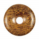 Donut Pi Chinois en jaspe peau de serpent pour pendentif