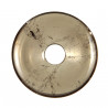 Donut Pi Chinois en cristal fumé pour pendentif