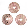 Donut Pi Chinois en rhodocrosite pour pendentif