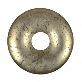 Donut Pi Chinois en pyrite pour pendentif