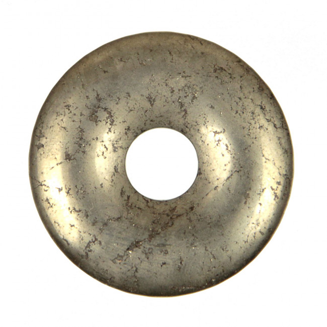 Donut Pi Chinois en pyrite pour pendentif