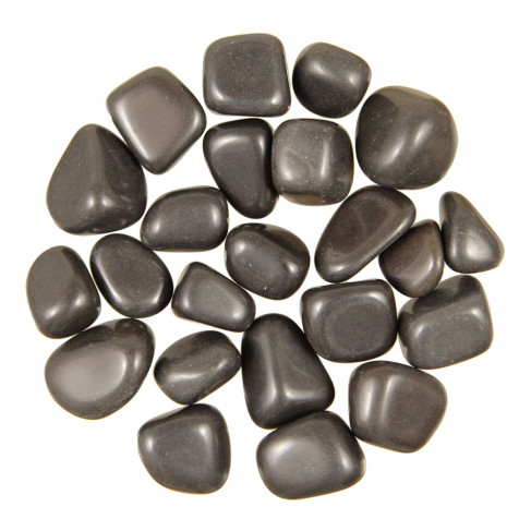 Pierres roulées agate noire - 2 à 3 cm - 30 grammes