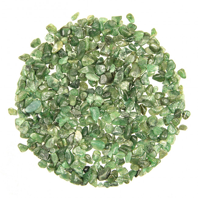 Mini pierres roulées aventurine verte - 5 à 10 mm - 100 grammes