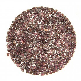 Mini pierres roulées grenat almandin - 2 à 5 mm - 100 grammes