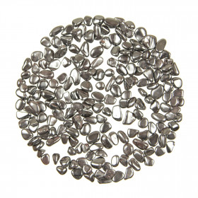 Mini pierres roulées hématite - 5 à 10 mm - 100 grammes