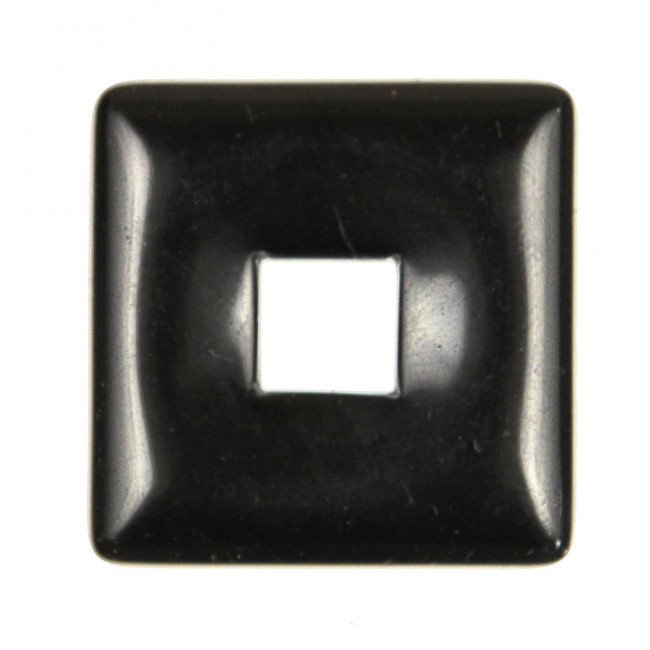 Donut carré en onyx pour pendentif