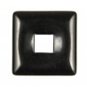 Donut carré en onyx pour pendentif