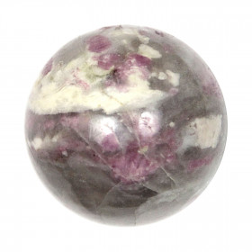 Sphère en quartz inclusions rubellite