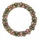 Bracelet petites perles en unakite