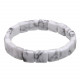 Bracelet perles carrées en howlite