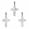 Pendentif croix crucifix en howlite
