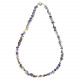 Collier de pierre en sodalite - perles baroques