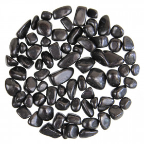 Petites pierres roulées shungite - 1 à 1.5 cm - 20 grammes