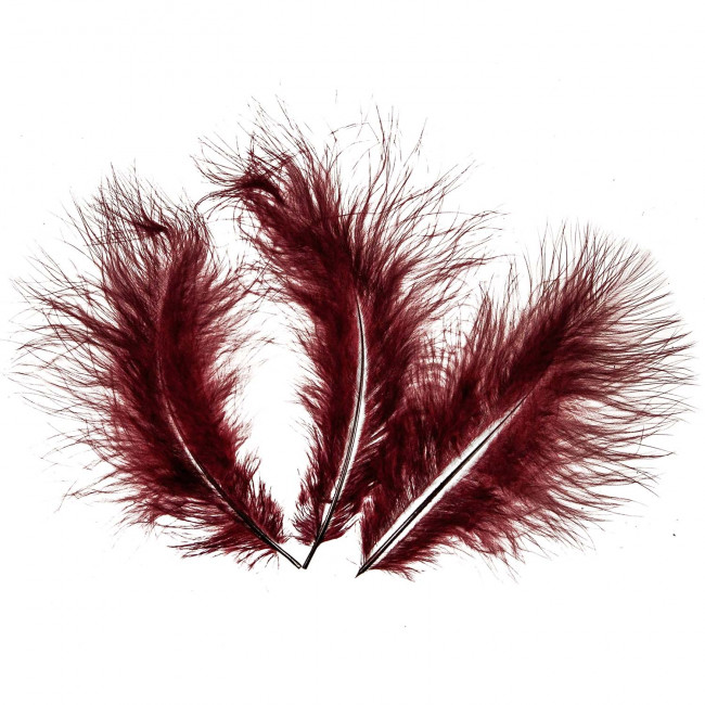 Plumes de marabout - 12 à 18 cm - 5 grammes