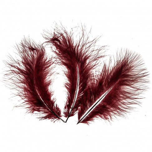 Plumes de marabout - 12 à 18 cm - 5 grammes