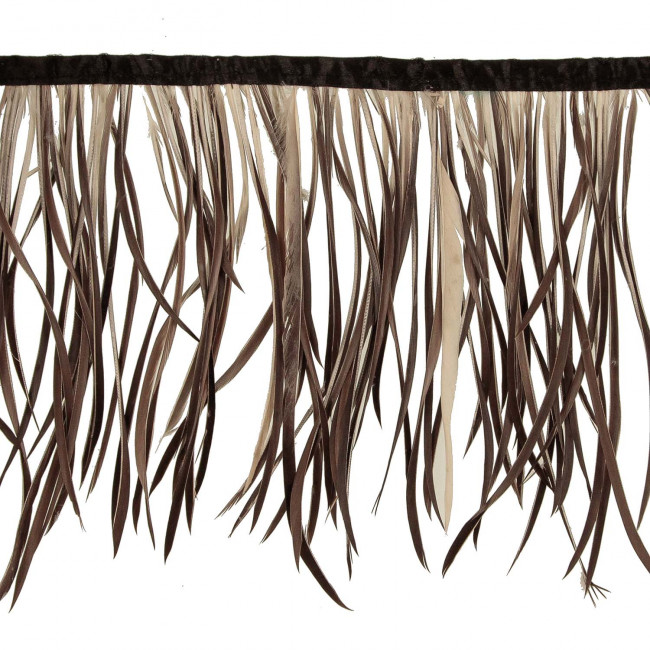 Plumes biot d'oie - Frange 20 cm