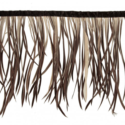 Plumes biot d'oie - Frange 20 cm