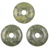 Donut Pi Chinois en serpentine mamba stone pour pendentif