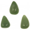 Pendentif pierre roulée percée en aventurine verte