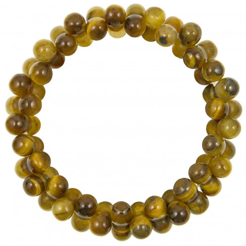 Bracelet petites perles en oeil de tigre