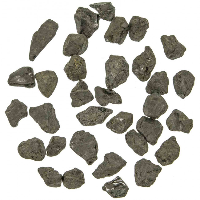 Pierres brutes spinelle noire - 1 à 1.5 cm - 20 grammes
