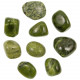 Pierres roulées jade néphrite du Canada - 1.5 à 2 cm - Lot de 2