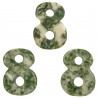 Pendentif symbole infini en agate arbre