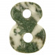 Pendentif symbole infini en agate arbre