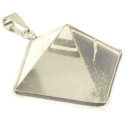 Pendentif pyramide en cristal de roche