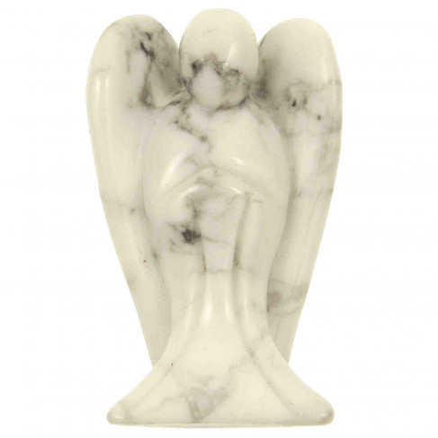 Statuette ange en howlite - 5 cm