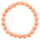 Bracelet en corail rose - perles rondes