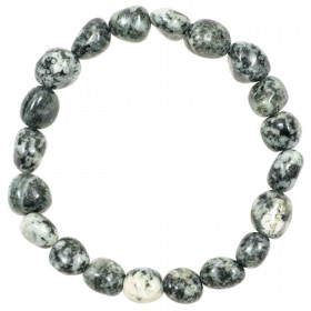 Bracelet en diorite - Perles pierres roulées