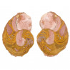 Ammonite fossile sciée - La paire - 311 grammes