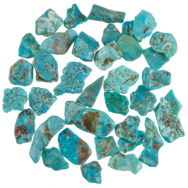 Pierres roulées turquoise sleeping beauty - 1.5 à 2 cm - 10 grammes