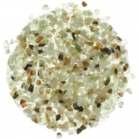 Mini pierres roulées préhnite - 5 à 10 mm - 100 grammes