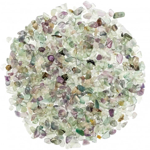 Mini pierres roulées fluorite multicolore - 5 à 10 mm - 100 grammes