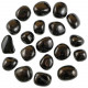 Pierres roulées jais - 2 à 2.5 cm - Lot de 2