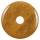 Donut Pi Chinois en jaspe café pour pendentif